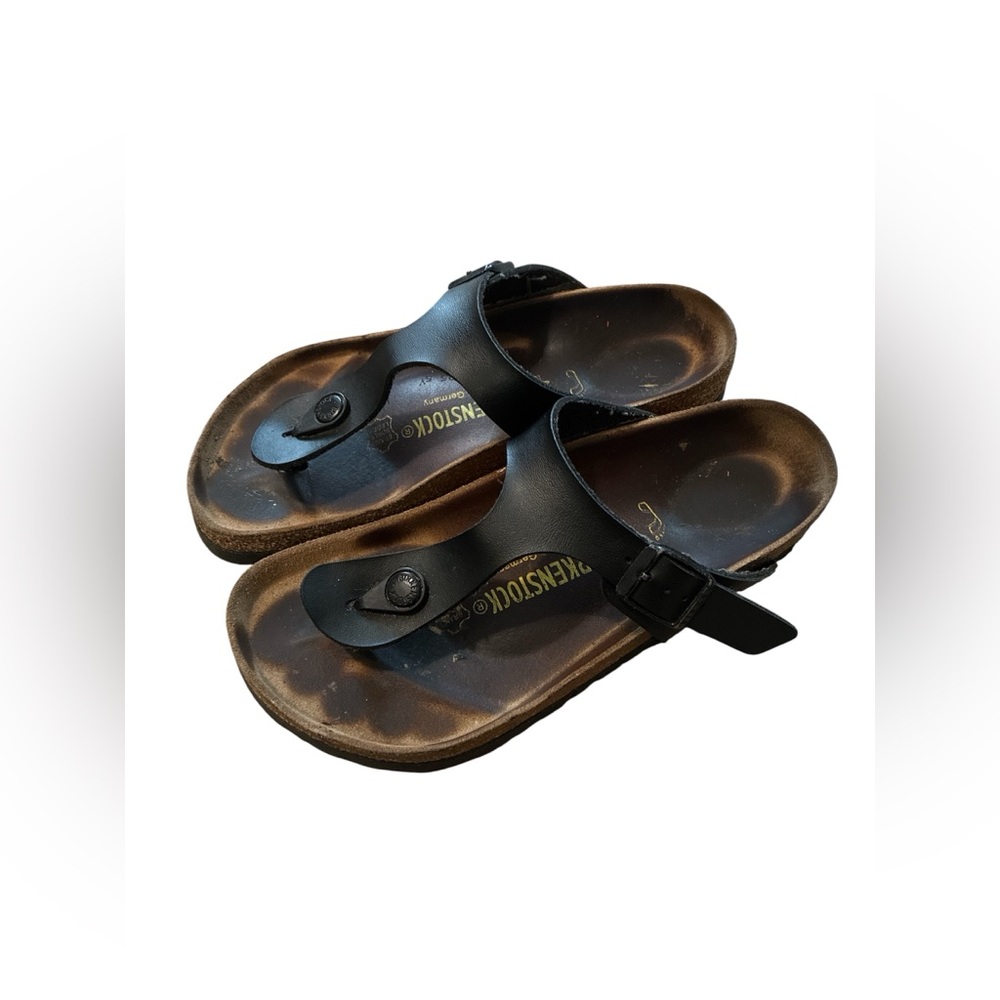 Birkenstock Gizeh Biko-Flor Black Thong Sandals. Size EU 36/ US 5-5.5. - Picture 3 of 16